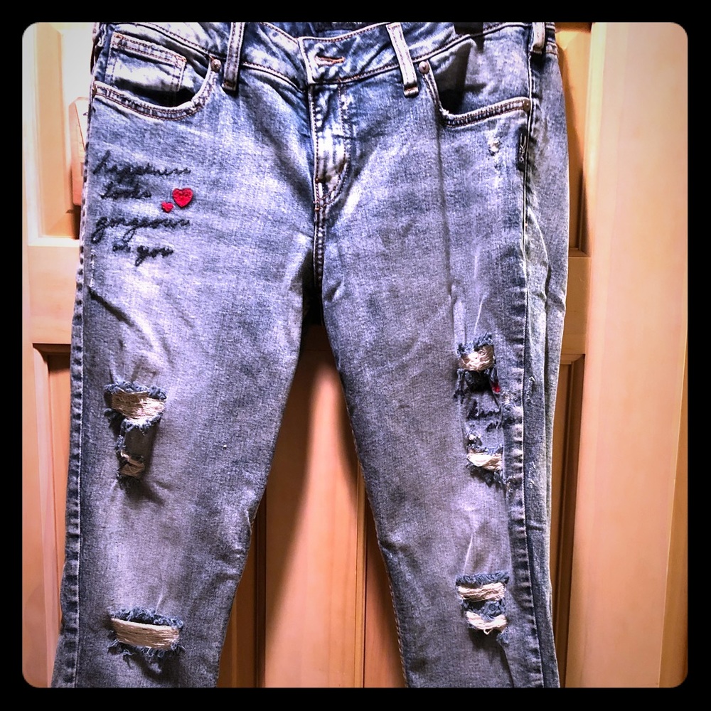 Silver jeans